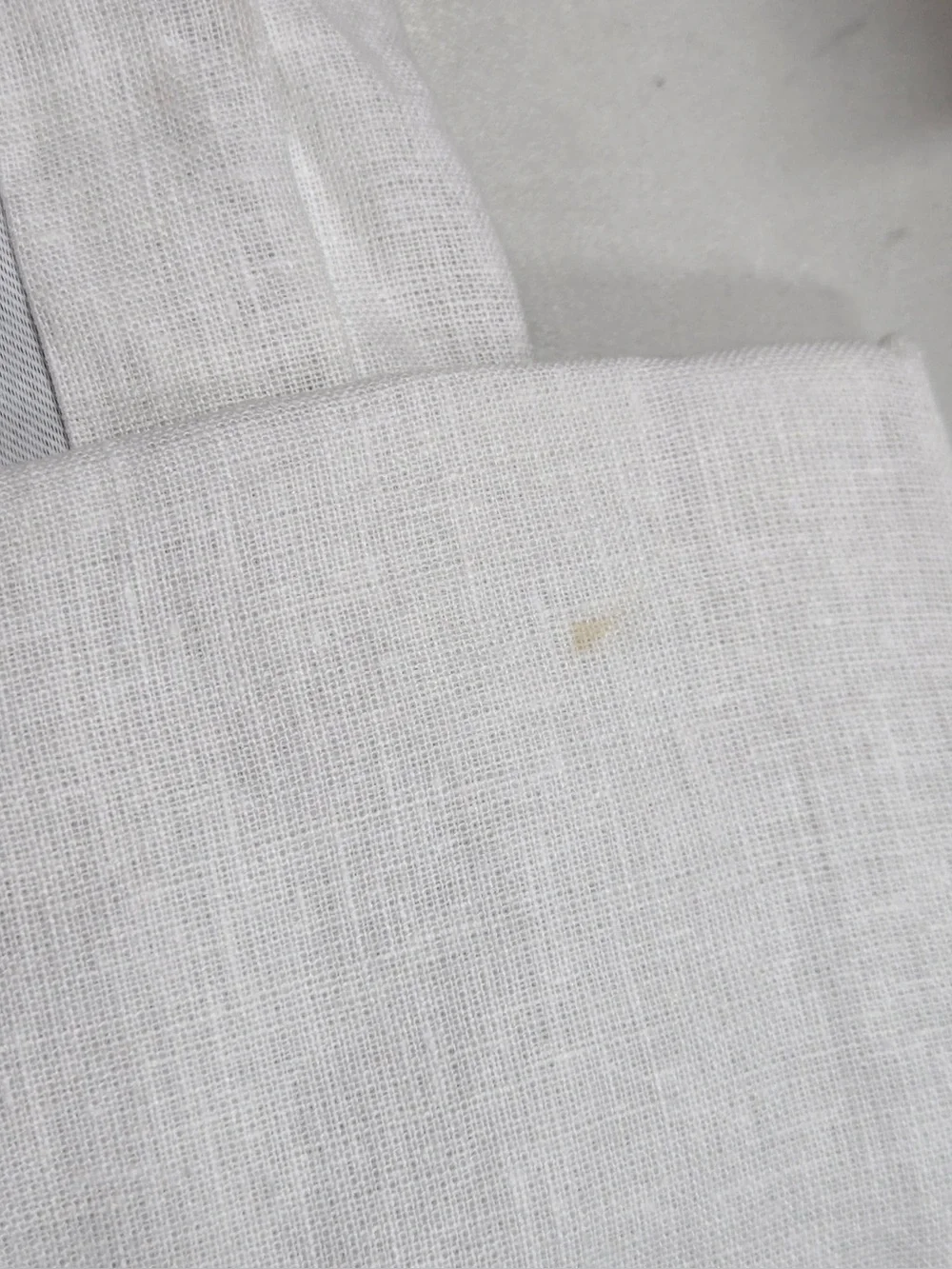 QUINCE Set Of 2 48x96 European Linen True Blackout Curtains White 0462